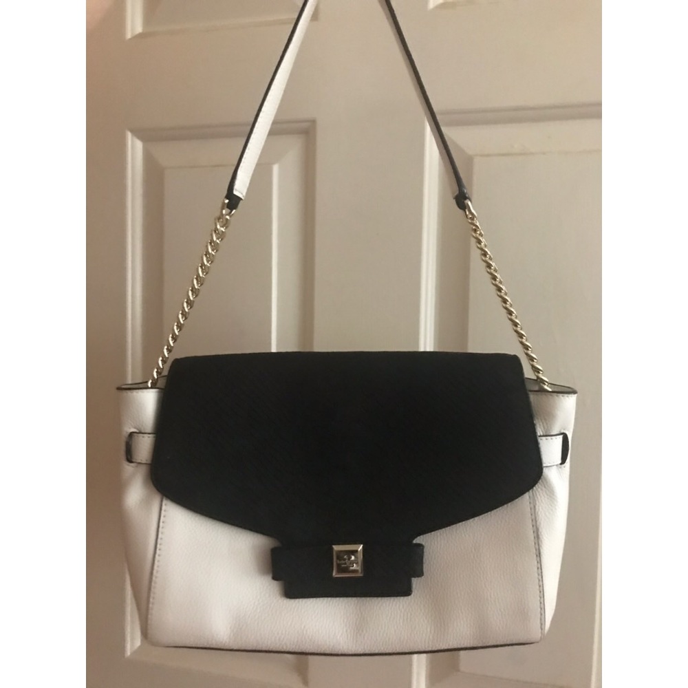 Kate Spade black and White Shoulder Bag